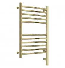 Полотенцесушитель электрический 600х400 шампань МЭМ правый, перемычка выгнутая Сунержа Богема 3.0 020-5803-6040