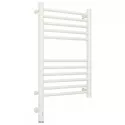 Полотенцесушитель электрический 600х400 белый матовый МЭМ левый, перемычка прямая Сунержа Богема 3.0 30-5804-6040