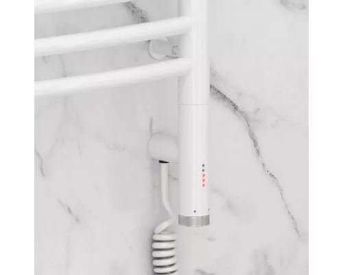 Заказать Полотенцесушитель электрический 1000х400 белый глянец МЭМ правый, перемычка выгнутая Сунержа Богема 3.0 12-5803-1040 в магазине сантехники Santeh-Crystal.ru