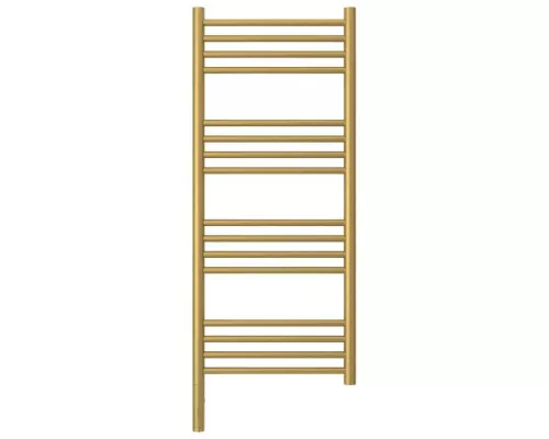 Приобрести Полотенцесушитель электрический 1000х400 золотой матовый МЭМ левый, перемычка прямая Сунержа Богема 3.0 032-5804-1040 в магазине сантехники Santeh-Crystal.ru