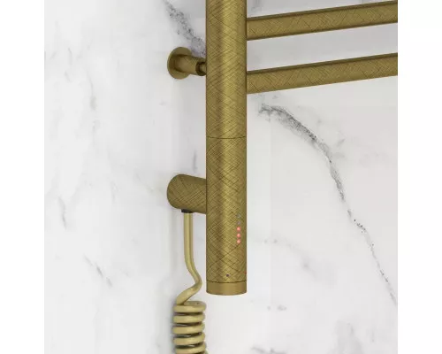 Заказать Полотенцесушитель электрический 1000х400 cостаренная бронза МЭМ левый, перемычка прямая Сунержа Богема 3.0 05-5804-1040 в магазине сантехники Santeh-Crystal.ru