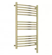 Полотенцесушитель электрический 800х500 шампань МЭМ правый, перемычка выгнутая Сунержа Богема 3.0 020-5803-8050