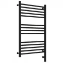Полотенцесушитель электрический 800х500 черный матовый МЭМ правый, перемычка прямая Сунержа Богема 3.0 31-5805-8050