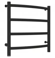 Полотенцесушитель электрический 500х500 темный титан муар МЭМ левый Сунержа Галант 4.0 15-0830-5050