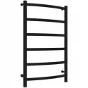 Полотенцесушитель электрический 800х500 черный матовый МЭМ левый Сунержа Галант 4.0  31-0830-8050