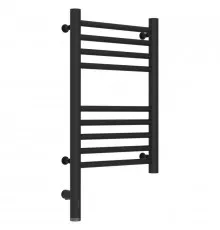 Полотенцесушитель электрический 500х300 темный титан муар МЭМ левый, перемычка прямая Сунержа Богема 3.0 15-5804-5030