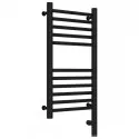 Полотенцесушитель электрический 600х300 черный матовый МЭМ правый, перемычка прямая Сунержа Богема 3.0 31-5805-6030