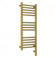 Полотенцесушитель электрический 800х300 состаренная латунь МЭМ правый, перемычка прямая Сунержа Богема 3.0 051-5805-8030