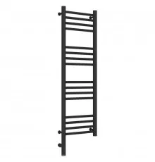 Полотенцесушитель электрический 1000х300 темный титан муар МЭМ левый, перемычка прямая Сунержа Богема 3.0 15-5804-1030