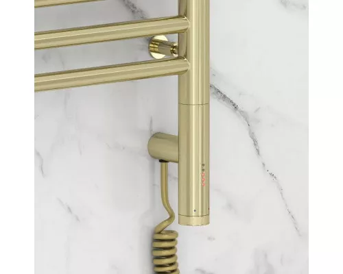 Приобрести Полотенцесушитель электрический 1000х300 шампань МЭМ правый, перемычка прямая Сунержа Богема 3.0 020-5805-1030 в магазине сантехники Santeh-Crystal.ru