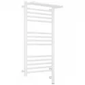 Полотенцесушитель электрический 800х400 белый глянец МЭМ правый Сунержа Богема с полкой 3.0 12-5807-8040