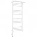 Полотенцесушитель электрический 1000х400 белый глянец МЭМ левый Сунержа Богема с полкой 3.0 12-5806-1040