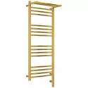 Полотенцесушитель электрический 1000х400 золотой МЭМ правый Сунержа Богема с полкой 3.0 03-5807-1040