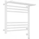 Полотенцесушитель электрический 500х500 белый глянец МЭМ правый Сунержа Богема с полкой 3.0 12-5807-5050