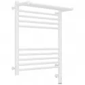 Полотенцесушитель электрический 600х500 белый матовый МЭМ правый Сунержа Богема с полкой 3.0 30-5807-6050