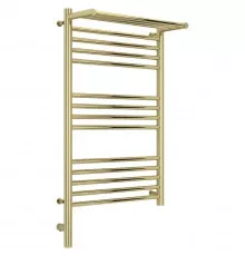 Полотенцесушитель электрический 800х500 шампань МЭМ левый Сунержа Богема с полкой 3.0 020-5806-8050