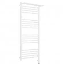 Полотенцесушитель электрический 1200х500 белый матовый МЭМ правый Сунержа Богема с полкой 3.0 30-5807-1250