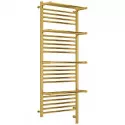 Полотенцесушитель электрический 1200х500 золотой МЭМ правый Сунержа Богема с полкой 3.0 03-5809-1250