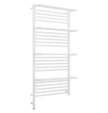 Полотенцесушитель электрический 1200х600 белый матовый МЭМ левый Сунержа Богема с полкой 3.0 30-5808-1260