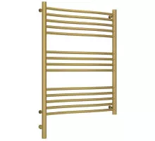 Полотенцесушитель электрический 800х600 состаренная латунь МЭМ левый Сунержа Флюид 3.0 051-5820-8060