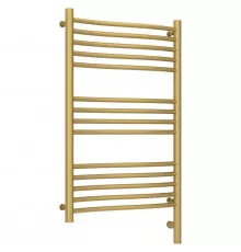 Полотенцесушитель электрический 800х500 золотой матовый МЭМ правый Сунержа Флюид 3.0 032-5821-8050