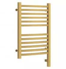 Полотенцесушитель электрический 600х400 золотой матовый МЭМ правый Сунержа Аркус 3.0 032-5705-6040