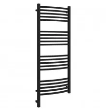 Полотенцесушитель электрический 1200х500 черный матовый МЭМ левый Сунержа Аркус 3.0 31-5704-1250