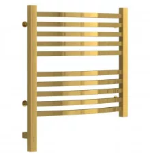 Полотенцесушитель электрический 500х500 золотой МЭМ левый Сунержа Аркус 3.0 03-5704-5050