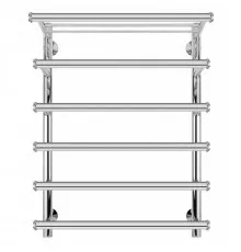 Полотенцесушитель электрический 870х700 ТЭН правый Secado Турин 6 4603777456153