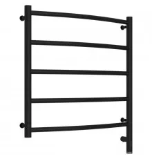 Полотенцесушитель электрический 600х600 черный матовый МЭМ правый Сунержа Галант 3.0 31-5801-6060