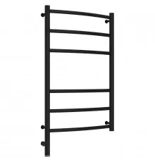 Полотенцесушитель электрический 800х500 черный матовый МЭМ левый Сунержа Галант 3.0 31-5800-8050