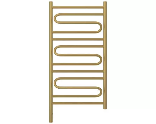 Купить Полотенцесушитель электрический 1000х400 золотой матовый МЭМ левый Сунержа Элегия 3.0 032-5818-1040 в магазине сантехники Santeh-Crystal.ru