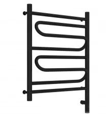 Полотенцесушитель электрический 600х500 черный матовый МЭМ правый Сунержа Элегия 3.0 31-5819-6050