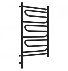 Полотенцесушитель электрический 800х500 черный матовый МЭМ левый Сунержа Элегия 3.0 31-5818-8050