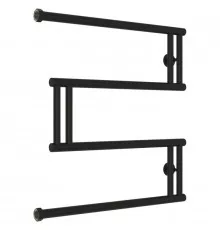 Полотенцесушитель водяной 600x600 черный матовый Сунержа High-Tech model "M" 31-0050-6060