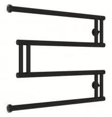 Полотенцесушитель водяной 500x650 черный матовый Сунержа High-Tech+ model "M" 31-4050-5065