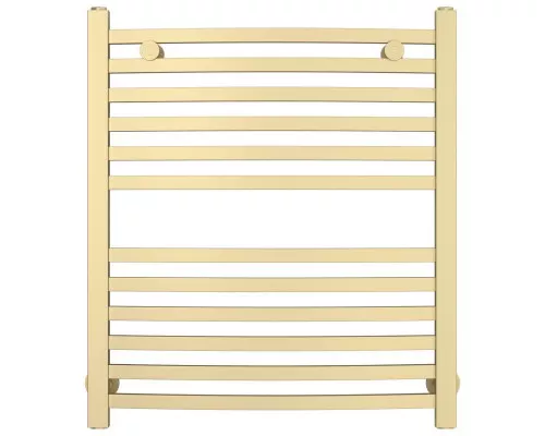 Купить Полотенцесушитель водяной 600х500 шампань матовая Сунержа Аркус 022-0251-6050 в магазине сантехники Santeh-Crystal.ru