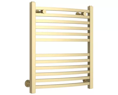 Купить Полотенцесушитель водяной 600х500 шампань матовая Сунержа Аркус 022-0251-6050 в магазине сантехники Santeh-Crystal.ru