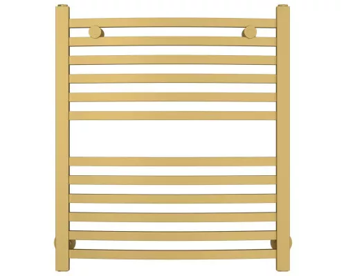 Заказать Полотенцесушитель водяной 600х500 золотой матовый Сунержа Аркус 032-0251-6050 в магазине сантехники Santeh-Crystal.ru