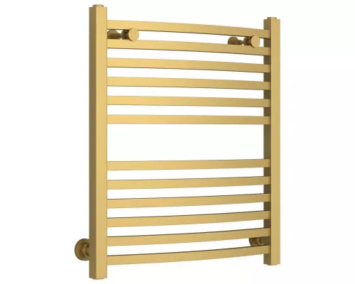 Заказать Полотенцесушитель водяной 600х500 золотой матовый Сунержа Аркус 032-0251-6050 в магазине сантехники Santeh-Crystal.ru