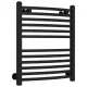 Приобрести Полотенцесушитель водяной 600х500 черный матовый Сунержа Аркус 31-0251-6050 в магазине сантехники Santeh-Crystal.ru