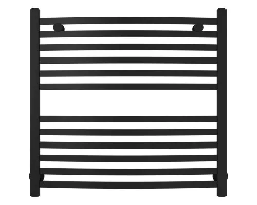 Приобрести Полотенцесушитель водяной 600х600 черный матовый Сунержа Аркус 31-0251-6060 в магазине сантехники Santeh-Crystal.ru