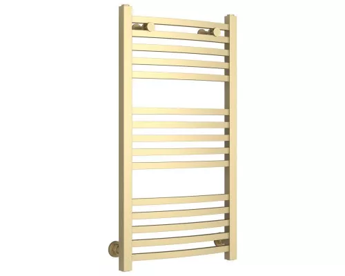 Заказать Полотенцесушитель водяной 800х400 шампань матовая Сунержа Аркус 022-0251-8040 в магазине сантехники Santeh-Crystal.ru