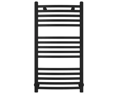 Заказать Полотенцесушитель водяной 800х400 черный матовый Сунержа Аркус 31-0251-8040 в магазине сантехники Santeh-Crystal.ru