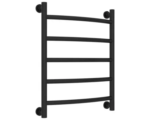 Приобрести Полотенцесушитель водяной 600х500 черный матовый Сунержа Галант+ 31-0200-6050 в магазине сантехники Santeh-Crystal.ru