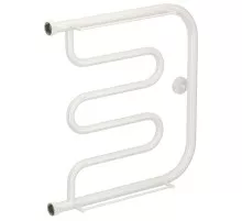 Полотенцесушитель водяной 500х500 белый глянец Сунержа Лира 2 полки 12-0012-5050