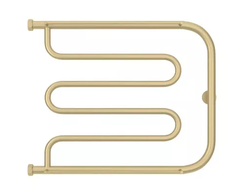 Купить Полотенцесушитель водяной 500х650 шампань матовая Сунержа Лира 2 полки 022-0012-5065 в магазине сантехники Santeh-Crystal.ru