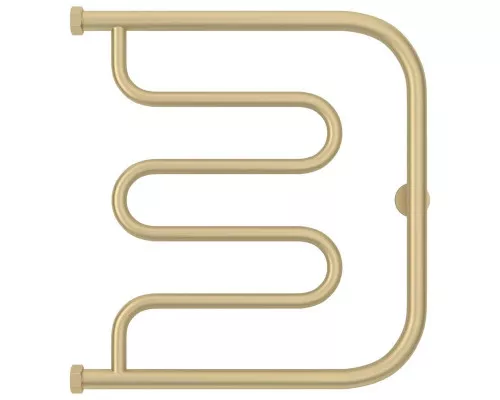 Купить Полотенцесушитель водяной 500х500 шампань матовая Сунержа Лира 022-0011-5050 в магазине сантехники Santeh-Crystal.ru