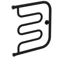 Полотенцесушитель водяной 500х500 черный матовый Сунержа Лира 31-0011-5050