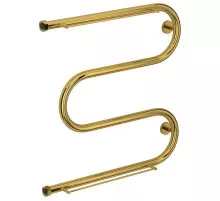 Полотенцесушитель водяной 600х600 золотой Сунержа М-образный 2 полки 03-0008-6060